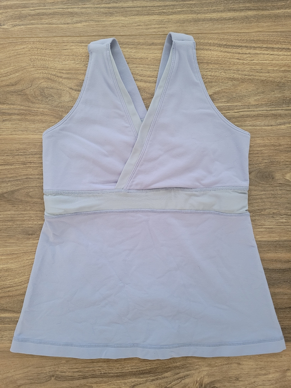Classic Lululemon Women's V-Neck Active Tank Top - Light Blue